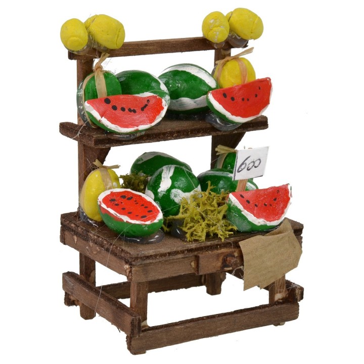 Banchetto del fruttivendolo cm 5x4x8 h