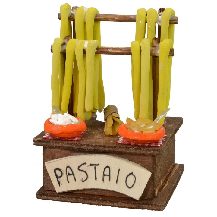 Pasta maker banquet with sign 6x6x8.5 cm h