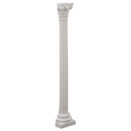 Striped semi-column with capital 24.3 cm h