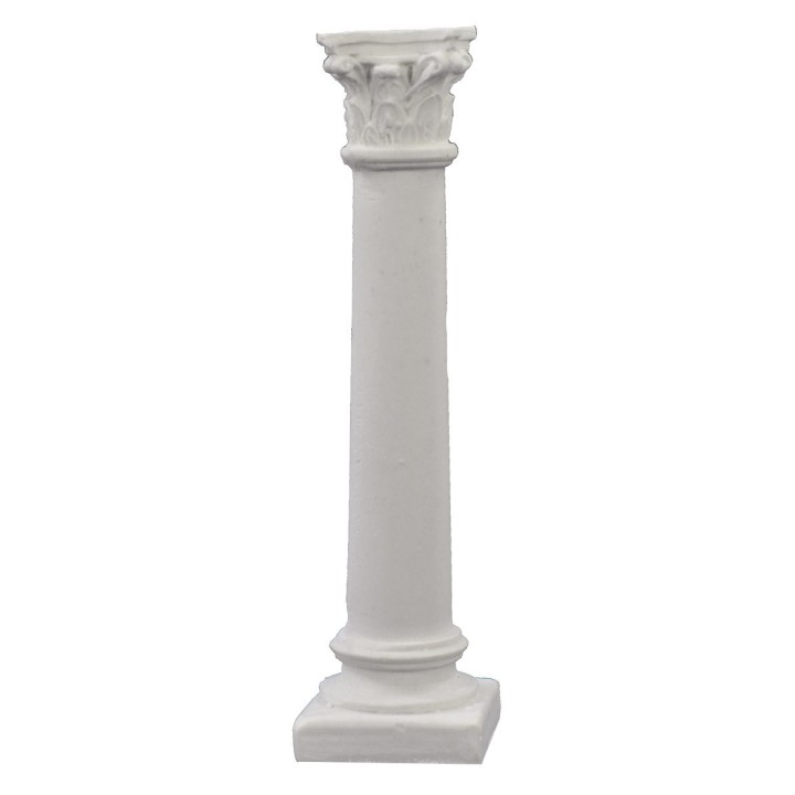 Smooth column with Corinthian capital 6.5 cm h