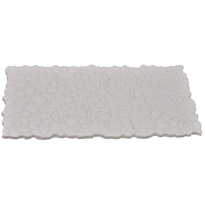 Lastricato in gesso effetto pietre miste cm 30x15x0,5 h