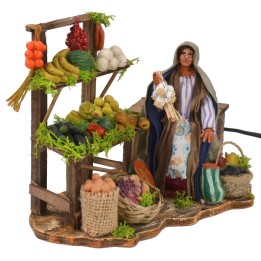 Fruttivendola palestinese 12 cm in movimento cm 20x11,5x14 h