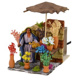 Florista en movimiento cm 10x15,5x14 h
