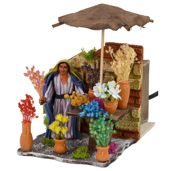 Florista en movimiento cm 10x15,5x14 h
