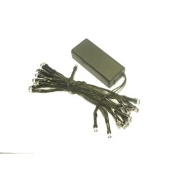 Collana 20 led a luce blu a batteria