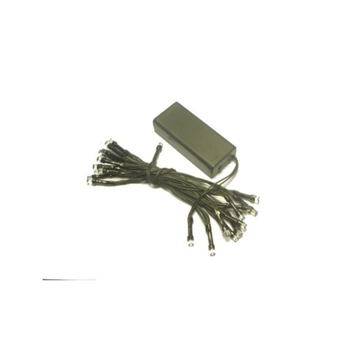 Collana 20 led a luce blu a batteria