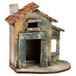 Single house with sloping roof 11.5x7.5x12.5 cm h