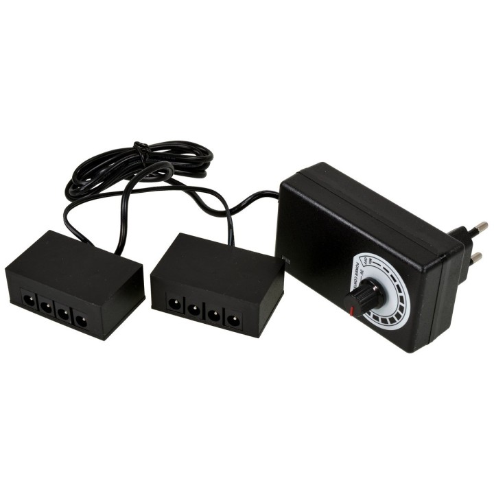 Power supply 8 outlets for DC 2,1 LC8 and strips LS - A8L
