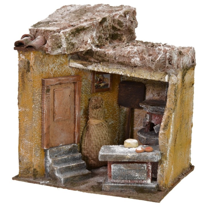 Bottega di un pizzaiolo cm 19,5x14x21 h