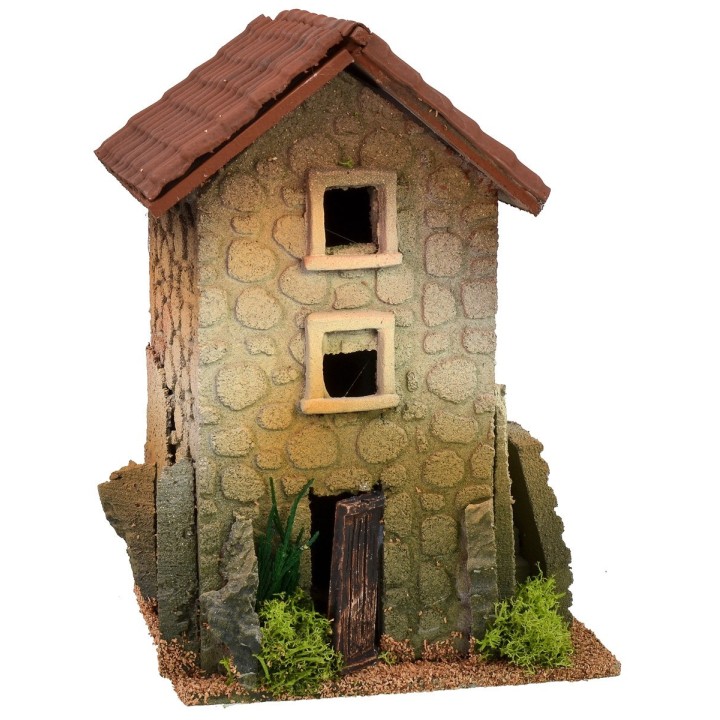 Casa con entrada lateral 15x12x21 h