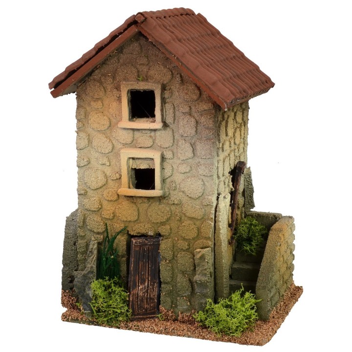 Casa con entrada lateral 15x12x21 h