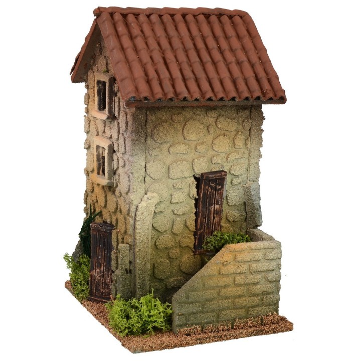 Casa con entrada lateral 15x12x21 h