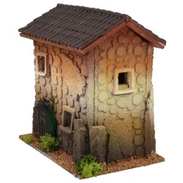Casa efecto piedra cm 18x13x19,5h
