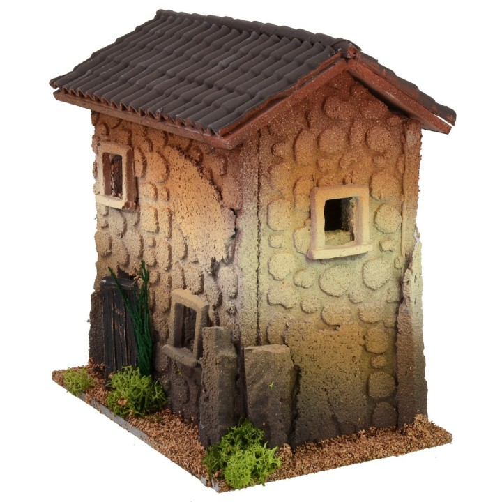 Casa efecto piedra cm 18x13x19,5h