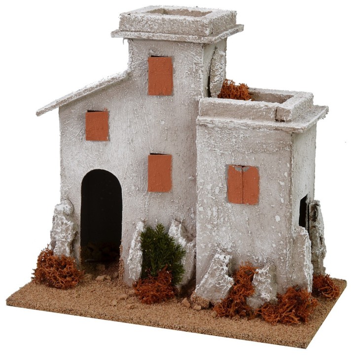Casa palestinese cm 20x12x19,5 h per statue 8 cm