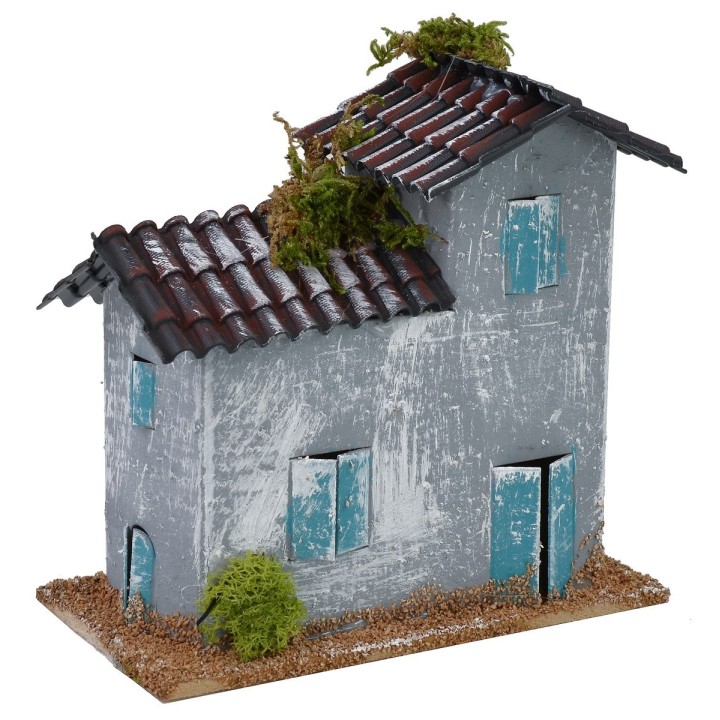 Eighteenth-century house 13x7x13 cm