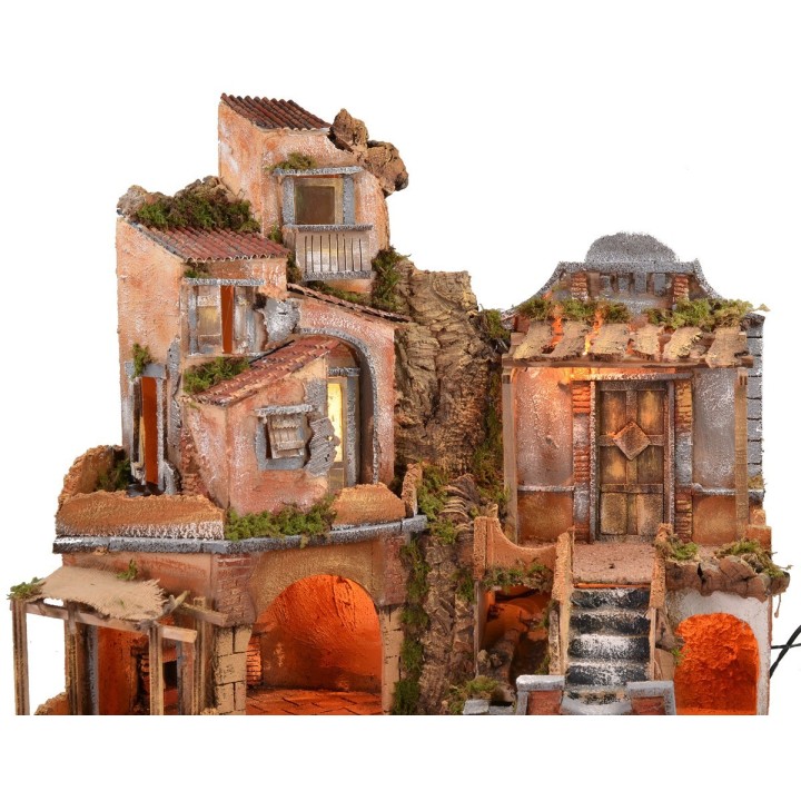 Illuminated crib with functioning waterfall cm 60x45x61 h