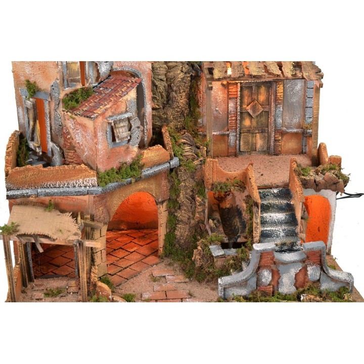 Illuminated crib with functioning waterfall cm 60x45x61 h