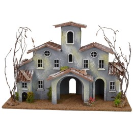 Hamlet with farmyard cm 42x19x29 h