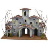 Hamlet with farmyard cm 42x19x29 h