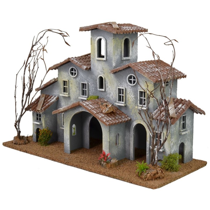 Hamlet with farmyard cm 42x19x29 h