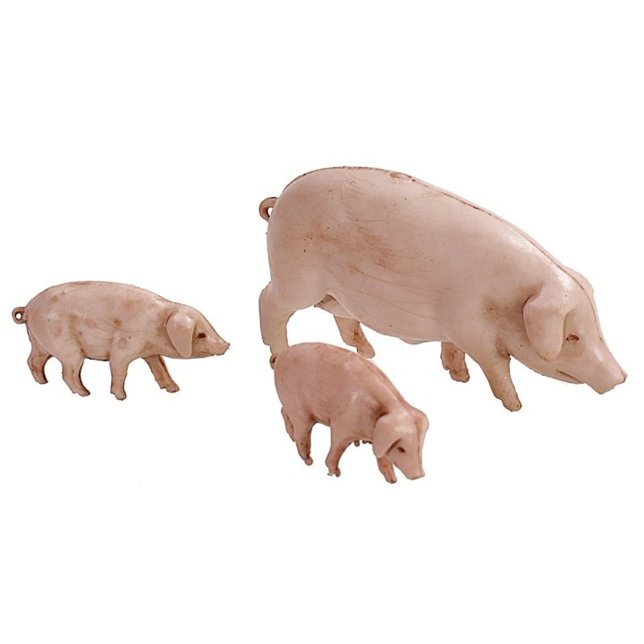 Set 12 animali da cortile Landi Moranduzzo per statue 10 cm