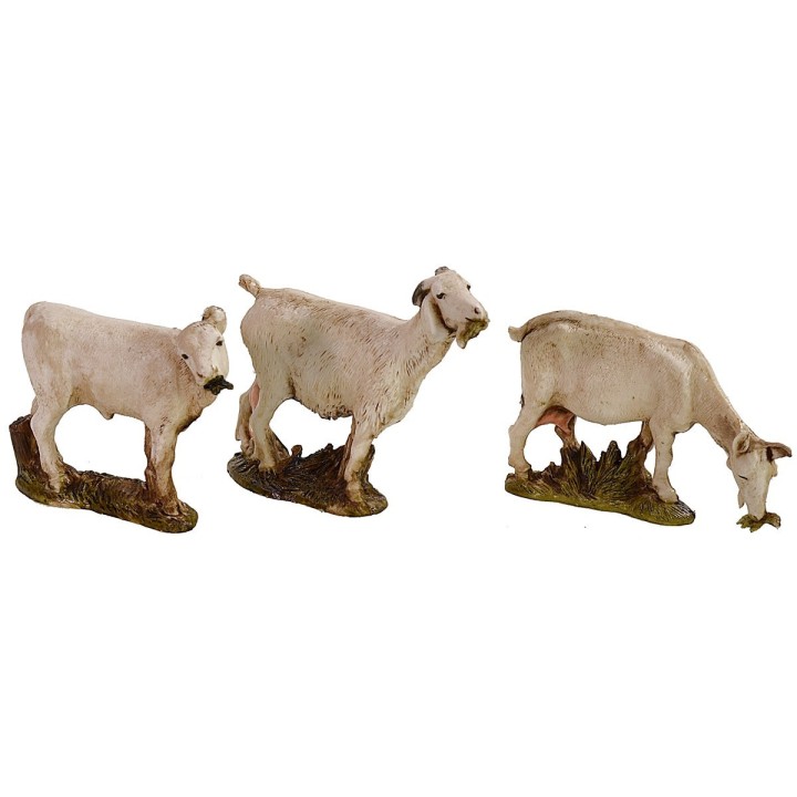 Juego de 2 cabras y ternero serie 10 cm Landi Moranduzzo