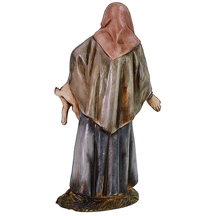 Peasant woman with rabbit 10 cm Landi Moranduzzo