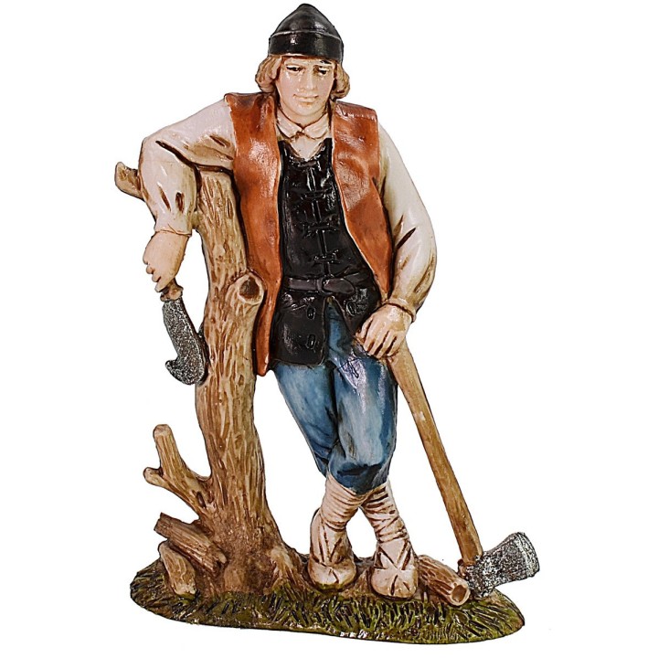 Lumberjack with ax 10 cm Landi Moranduzzo