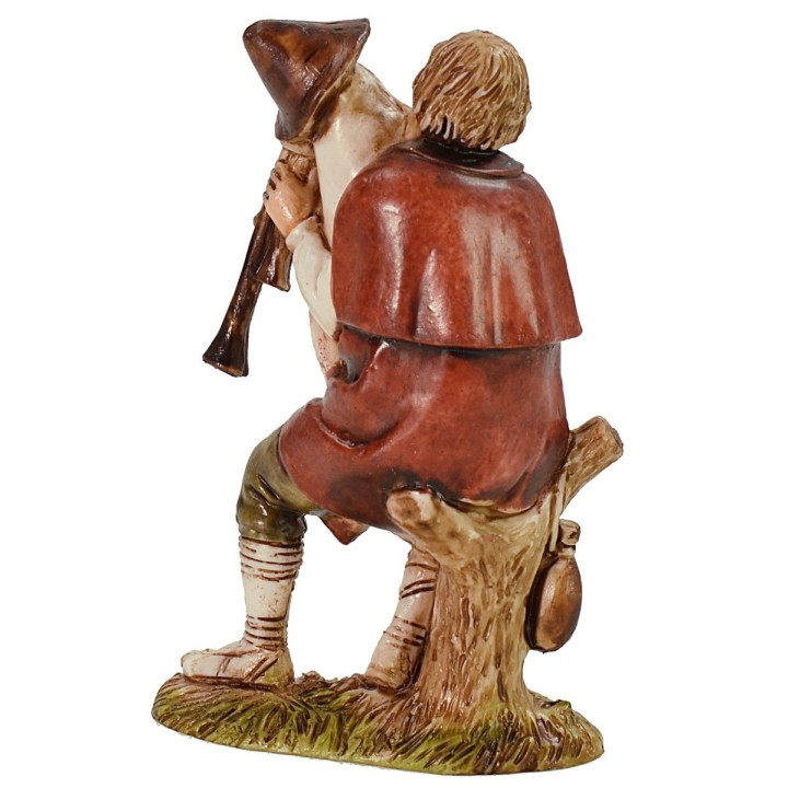 Zampognaro seduto serie 10 cm Landi Moranduzzo