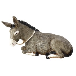 Asno tumbado con bridas Landi Moranduzzo para estatuas de 13 cm