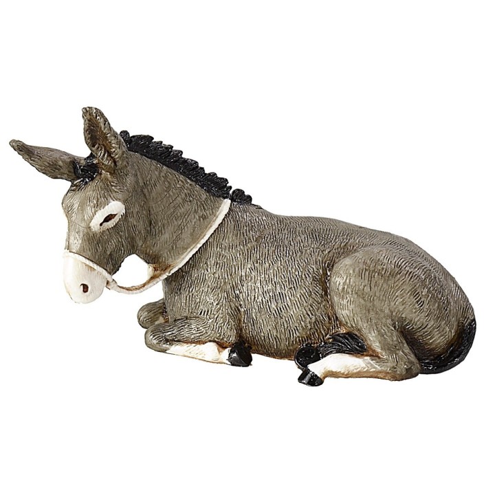 Asno tumbado con bridas Landi Moranduzzo para estatuas de 13 cm