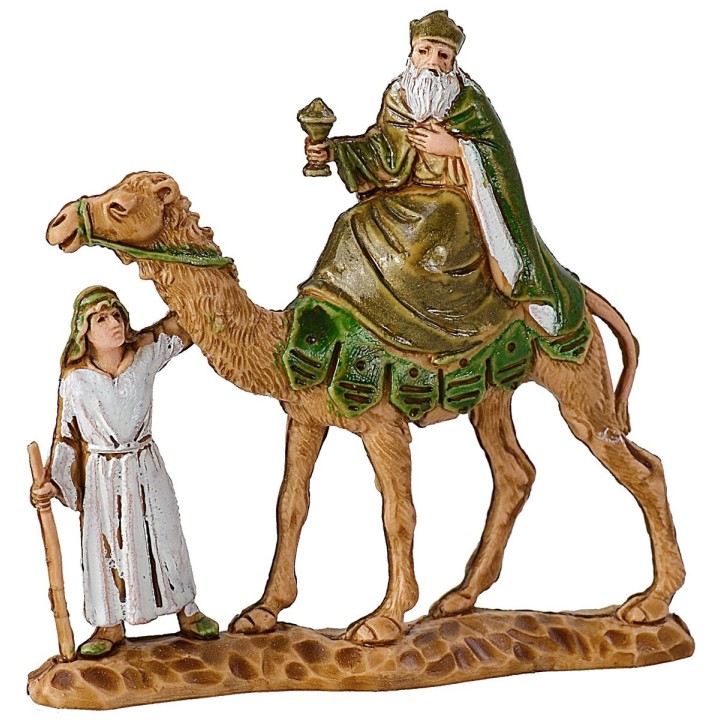 Tre Re magi cm 3,5 a cammello Landi Moranduzzo