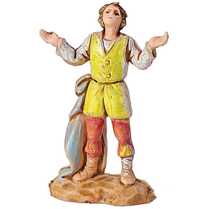 21 Personaggi + cammello cm 3,5 -Statue presepe Landi Moranduzzo