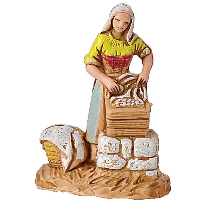 Conjunto de 11 artesanos del belén de 3,5 cm Landi Moranduzzo