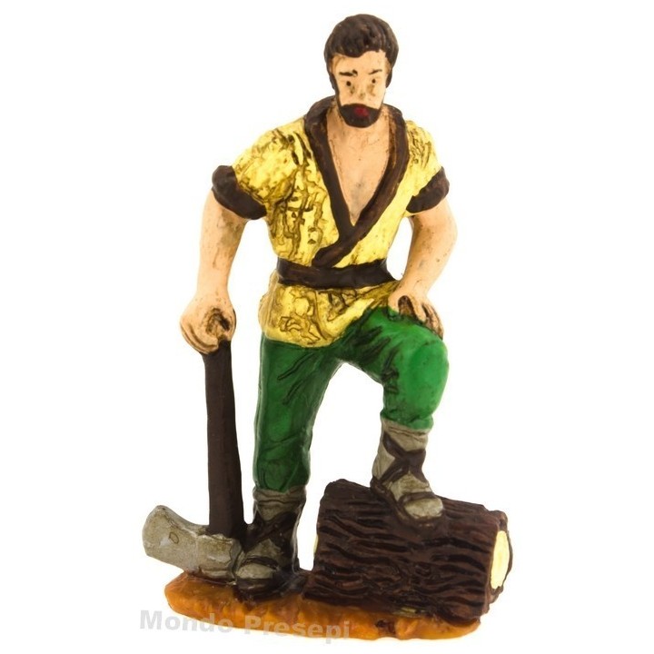 Woodcutter with ax Oliver series 5 cm