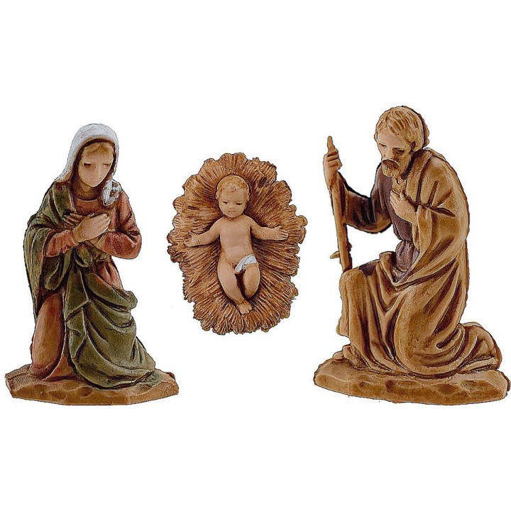 Natividad 3 sujetos serie 3,5 cm Landi Moranduzzo