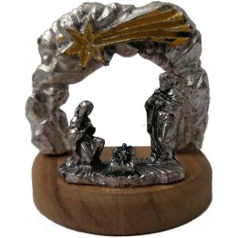 Arch with Nativity in metal cm 3,8x2,6x3,9 h