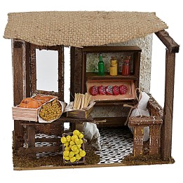 Grocery store for Nativity scene cm 20x14x17 h
