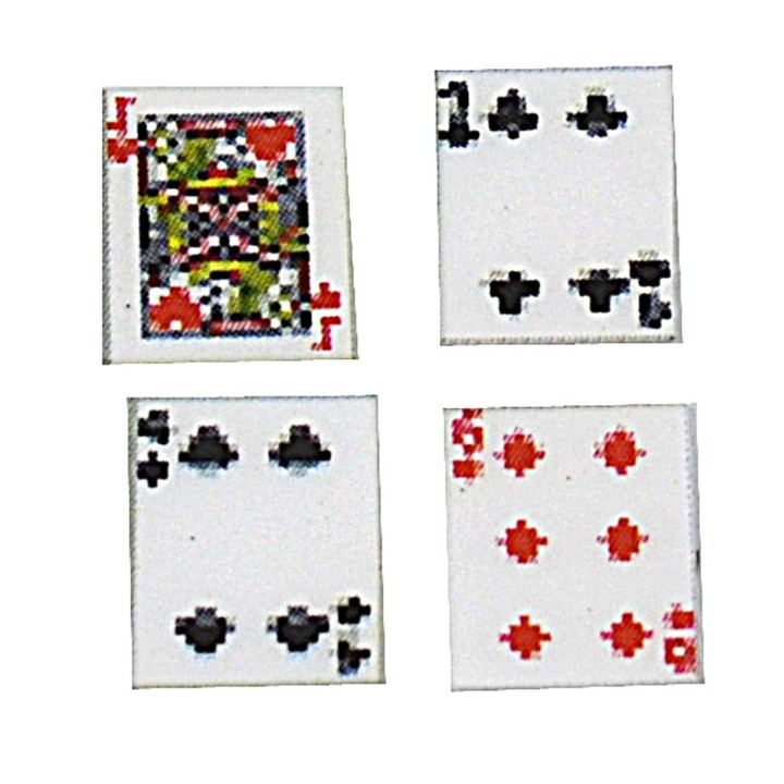 Mazzo carte da gioco cm 0,5X1