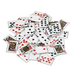 Mazzo carte da gioco cm 0,5X1