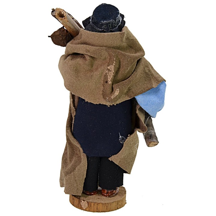 Lumberjack with wood 12 cm