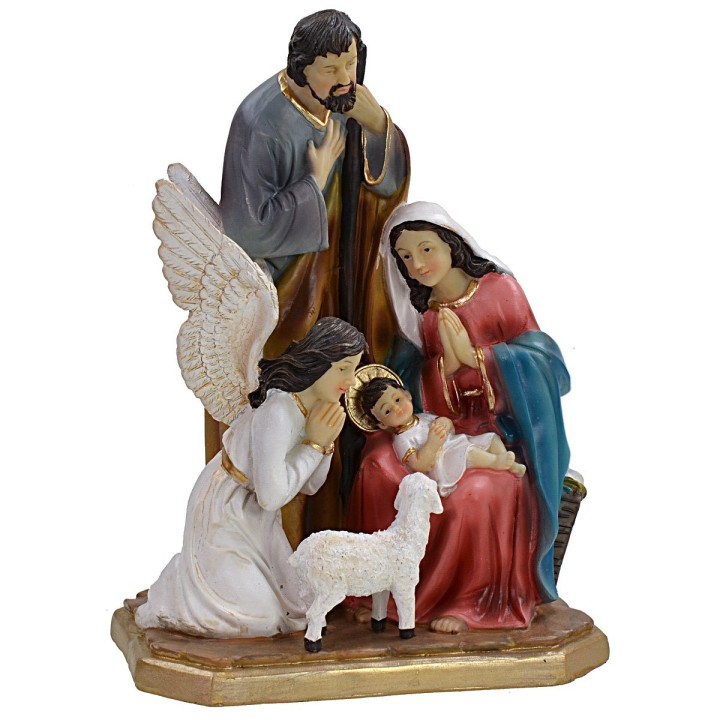 Natividad monobloque de resina cm 19x12x26,5 h