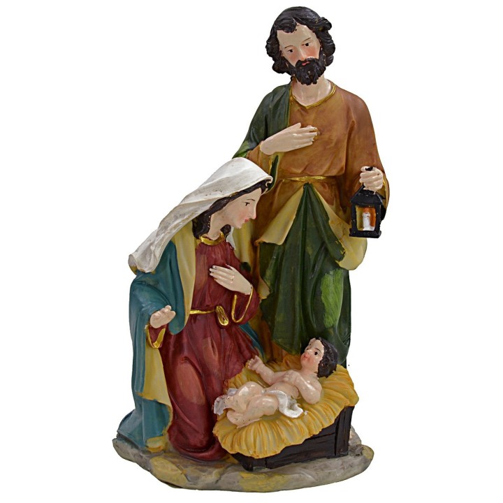 Nativity in resin cm 14x10,5x26 h