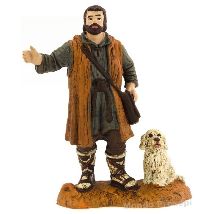 Hombre con perro serie cm 10 Oliver
