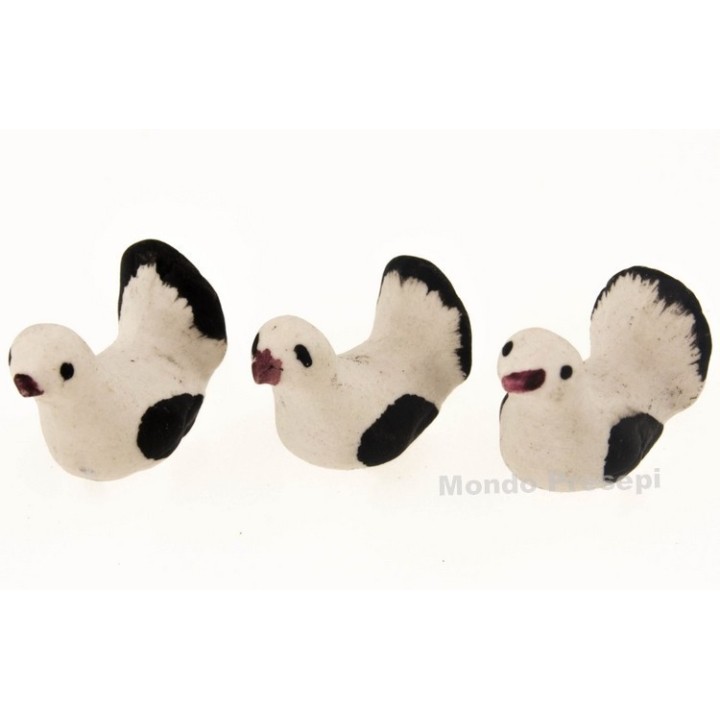Conjunto de 3 palomas cm 2