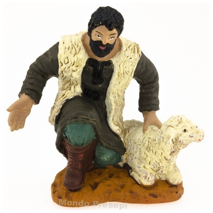 Kneeling shepherd 8 cm series Oliver