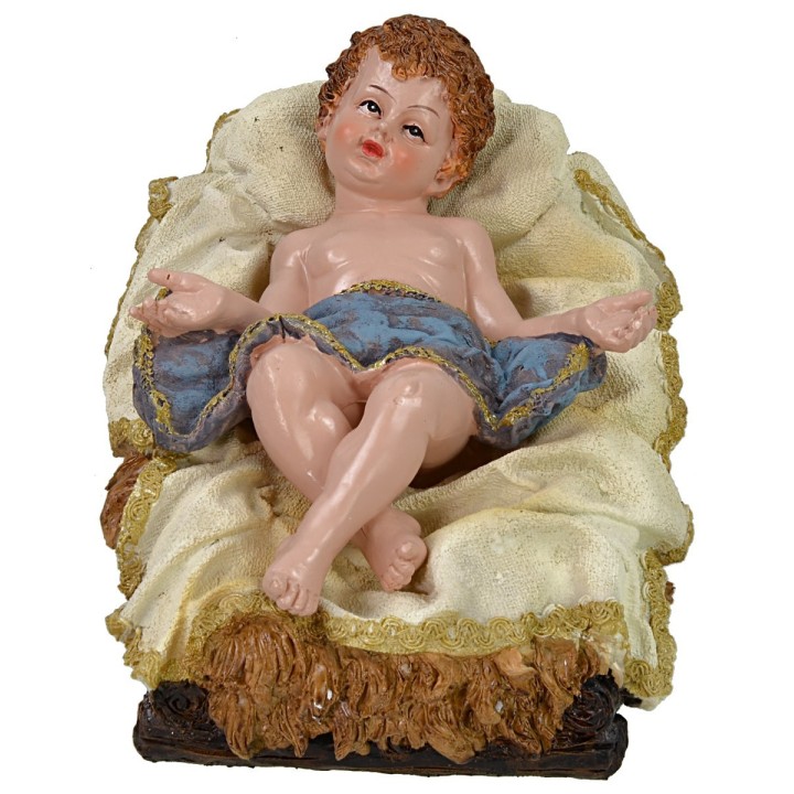 Nacimiento 3 figuras en resina h 60 cm