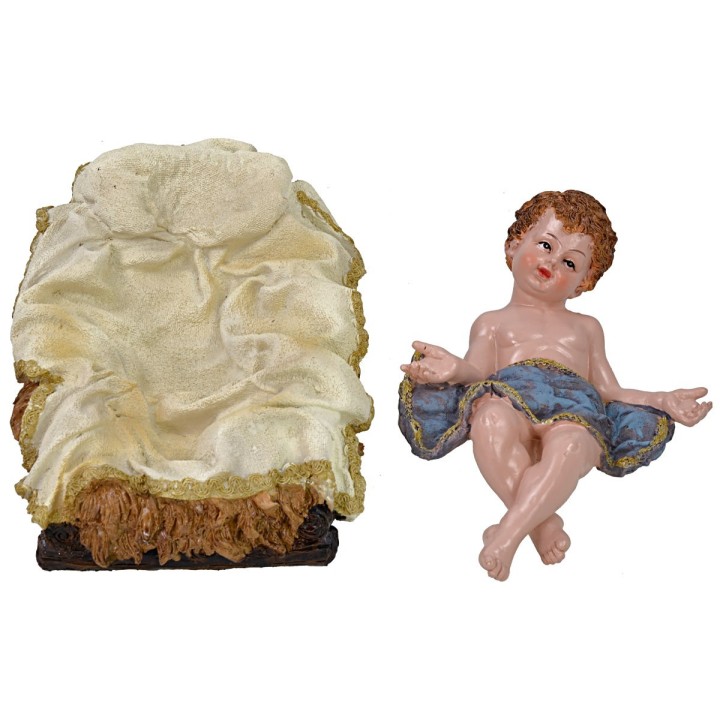Natività 3 soggetti in resina h 60 cm