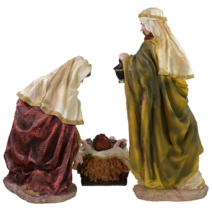Nativity 3 subjects in resin h 60 cm